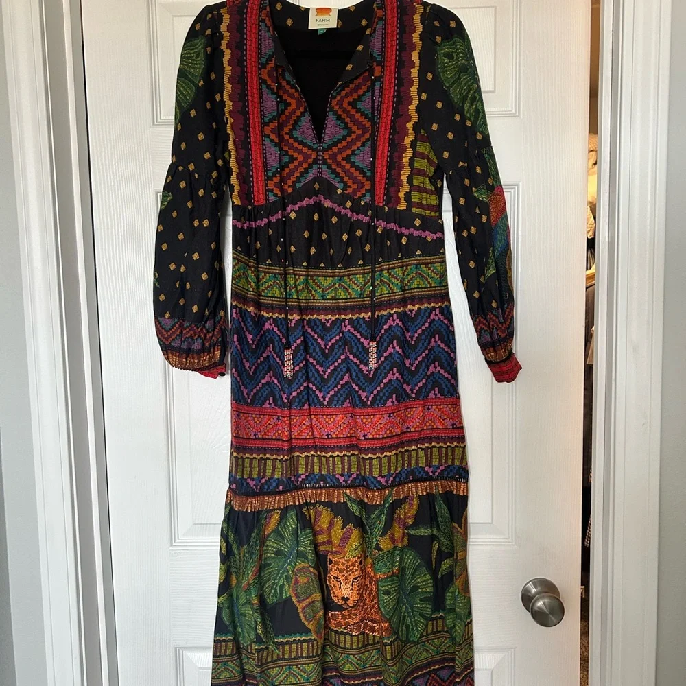 Multicolor FARM Rio Maxi Dress - Picture 4 of 8